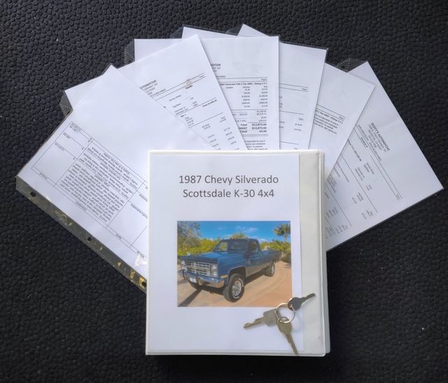 1987 Chevrolet Scottsdale K-30 4X4  - 22985226 - 89