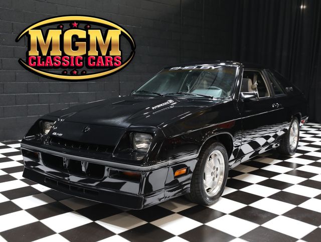1987 Dodge Charger Shelby Turbo - 5 SPEED - 1 OF 1000 BUILT- RARE - 23025268 - 0