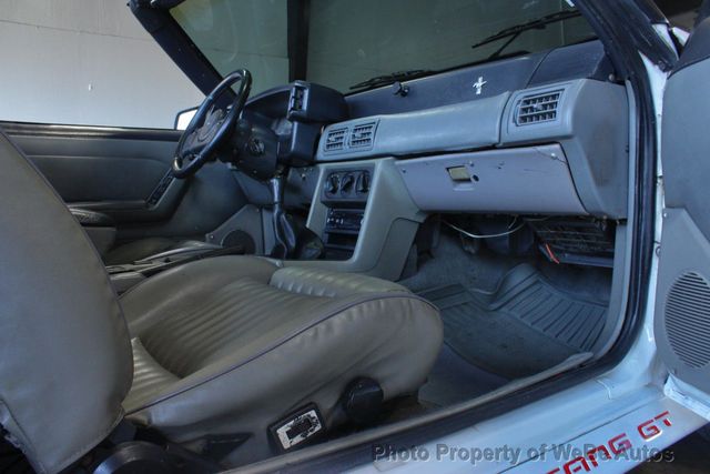 1987 Ford Mustang Convertible, 5.0L V8, 5-Speed Manual, Cold A/C, Classic Foxbody! - 23057751 - 42