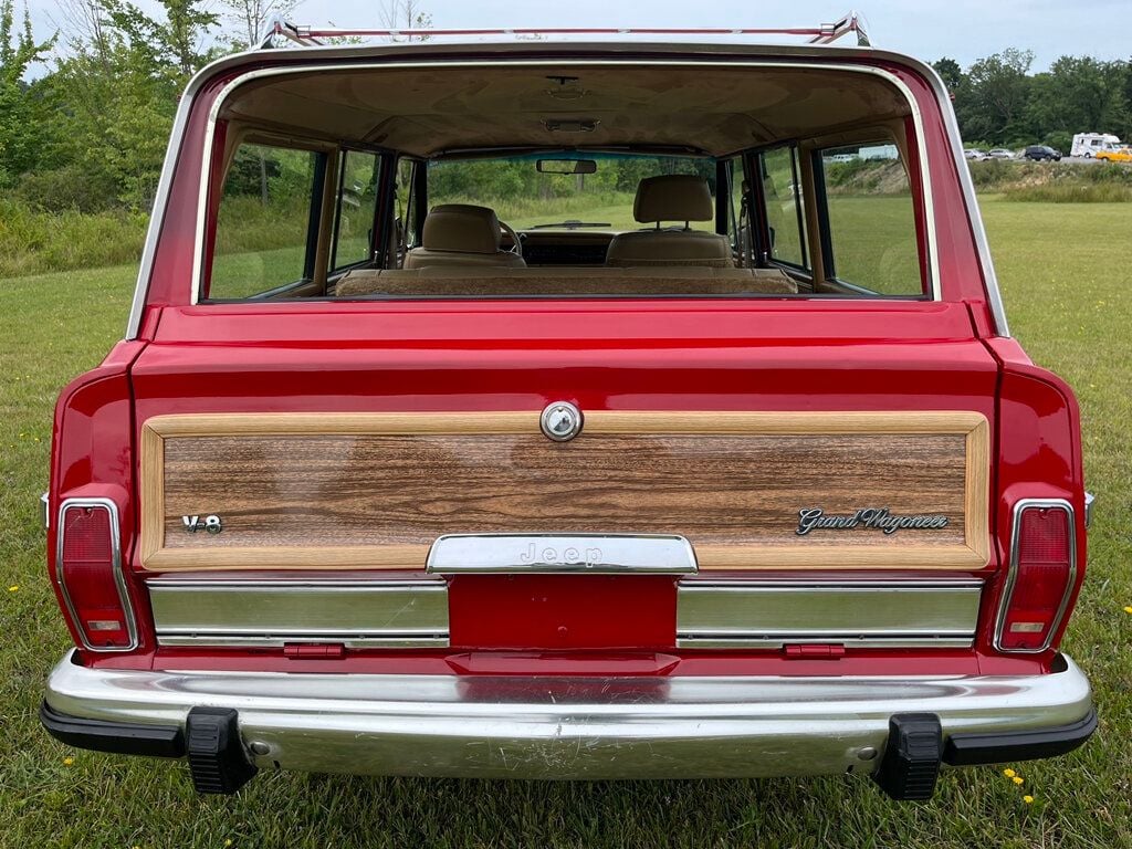 1987 Jeep Grand Wagoneer Colorado Red 4x4 - 22433083 - 3