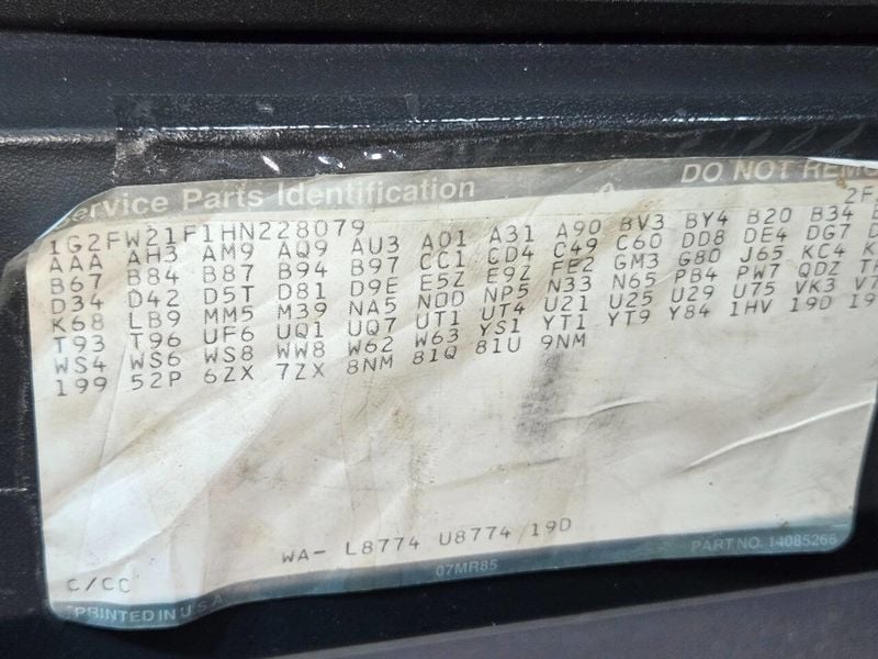 1987 Pontiac Trans Am TRANS AM GTA - T TOPS - 5 SPEED - FLAME RED - 22972968 - 94