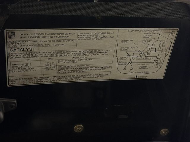 1987 Porsche 911 1987 PORSCHE 911 TARGA CARRERA - 22963953 - 78