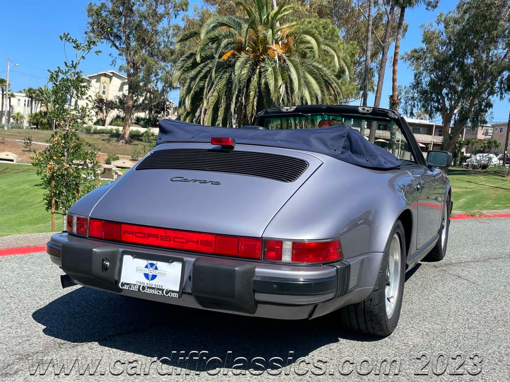 1987 Porsche 911 Cabriolet  - 22065004 - 9