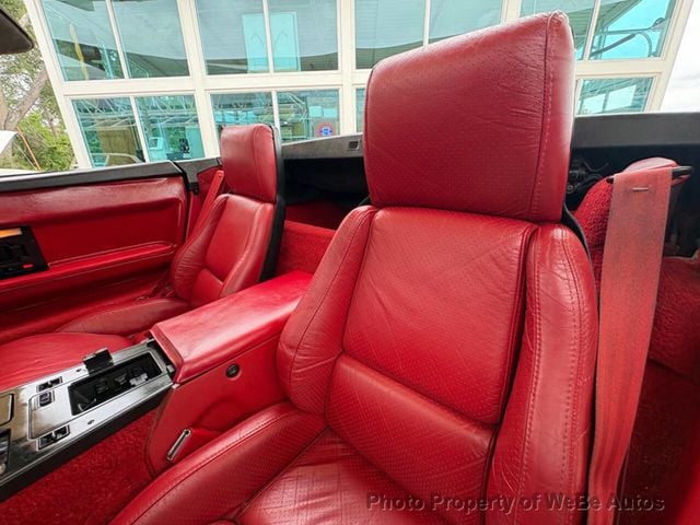 1988 Chevrolet Corvette Base 2dr Convertible - 23037389 - 26