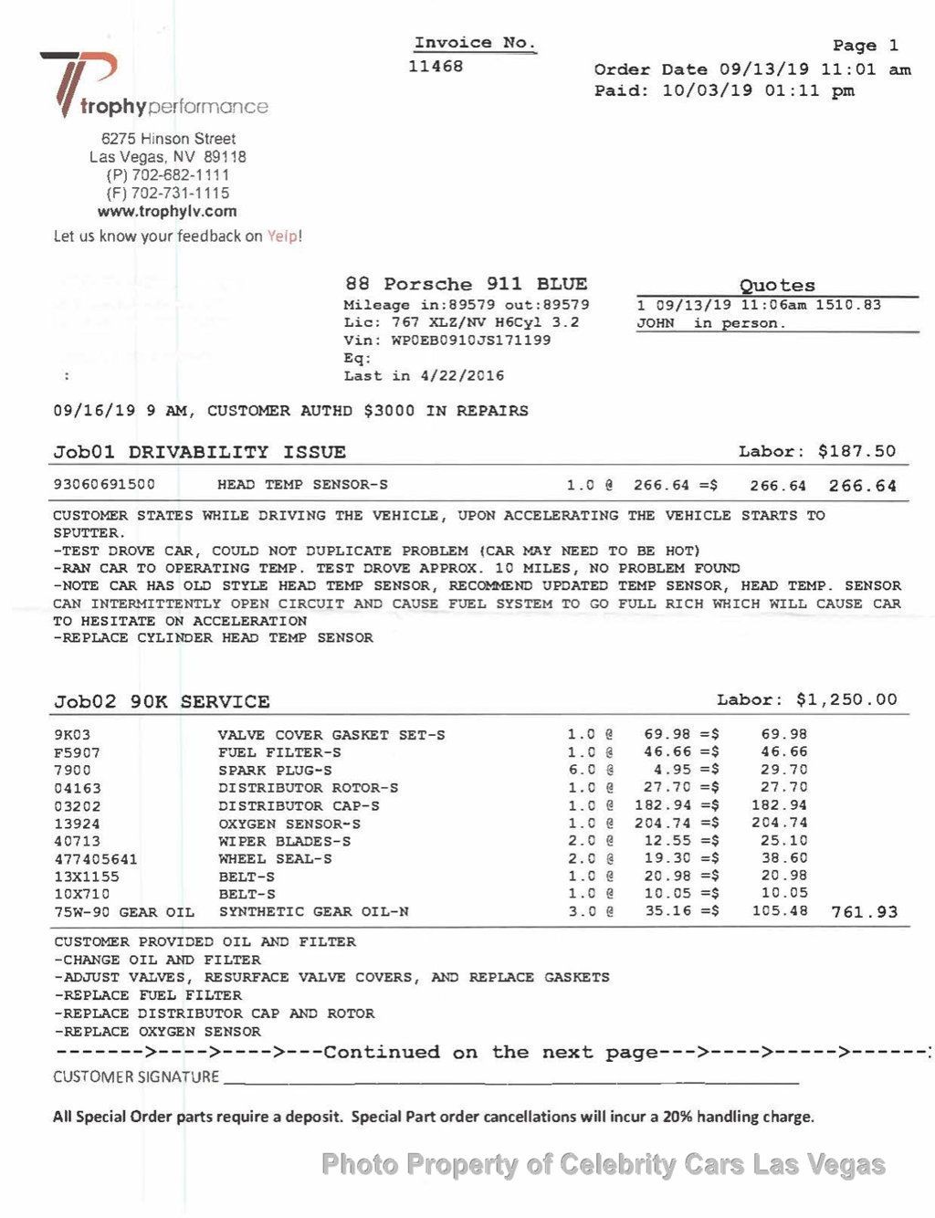 1988 Porsche 911 911 Cabriolet  G50 - 23020999 - 65