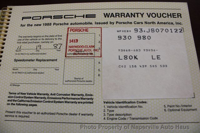 1988 Porsche 911 Slant Nose Turbo Cabriolet - 22902417 - 63