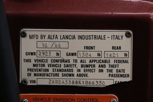 1989 Alfa Romeo Spider 2dr Coupe Veloce - 22221871 - 34