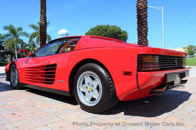 1989 Ferrari Testarossa CAVALLINO PLATINUM AWARD WINNING ONLY 11K MI MAJOR SERVICE DONE - 16713782 - 11