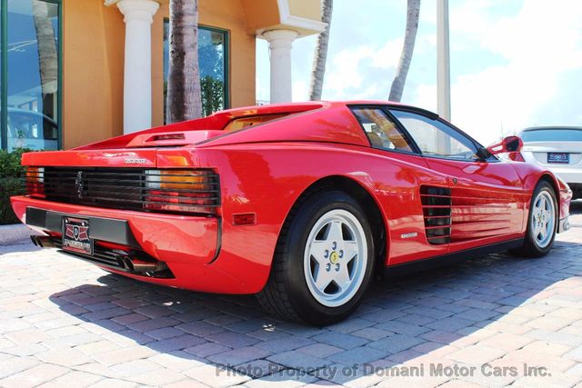 1989 Ferrari Testarossa CAVALLINO PLATINUM AWARD WINNING ONLY 11K MI MAJOR SERVICE DONE - 16713782 - 13