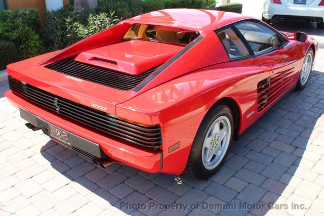 1989 Ferrari Testarossa CAVALLINO PLATINUM AWARD WINNING ONLY 11K MI MAJOR SERVICE DONE - 16713782 - 14