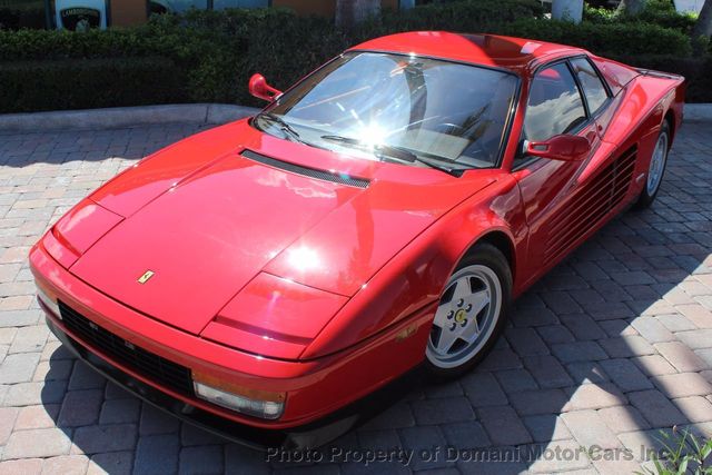 1989 Ferrari Testarossa CAVALLINO PLATINUM AWARD WINNING ONLY 11K MI MAJOR SERVICE DONE - 16713782 - 17