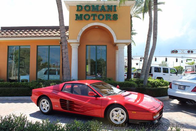 1989 Ferrari Testarossa CAVALLINO PLATINUM AWARD WINNING ONLY 11K MI MAJOR SERVICE DONE - 16713782 - 2