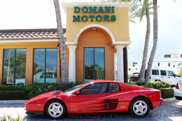 1989 Ferrari Testarossa CAVALLINO PLATINUM AWARD WINNING ONLY 11K MI MAJOR SERVICE DONE - 16713782 - 3