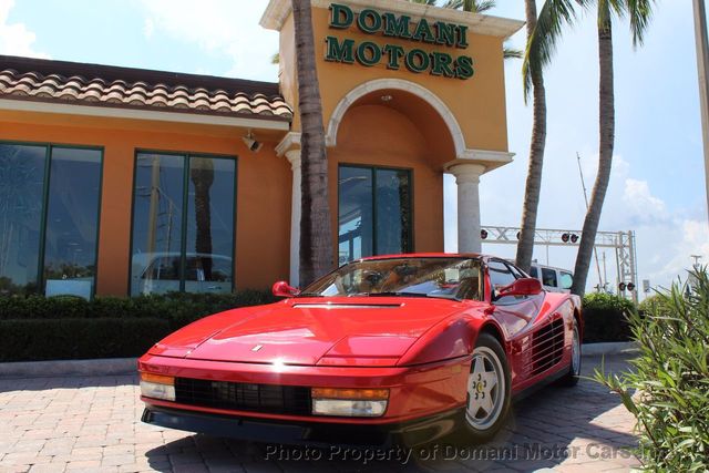 1989 Ferrari Testarossa CAVALLINO PLATINUM AWARD WINNING ONLY 11K MI MAJOR SERVICE DONE - 16713782 - 4