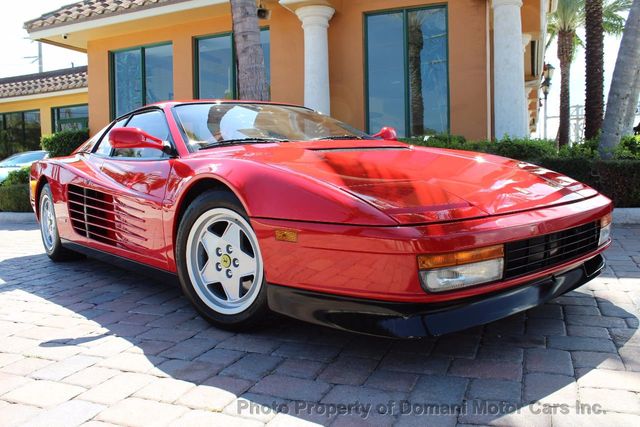1989 Ferrari Testarossa CAVALLINO PLATINUM AWARD WINNING ONLY 11K MI MAJOR SERVICE DONE - 16713782 - 7
