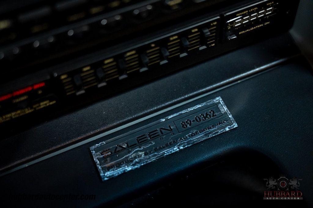 1989 Ford Mustang Rare Saleen Black No Stripe Car - 22910617 - 72