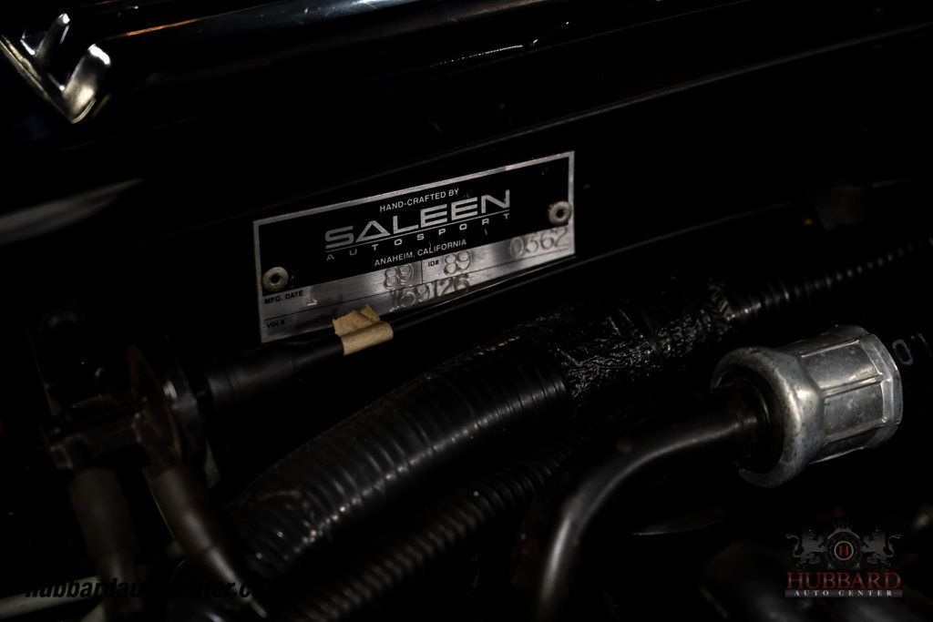 1989 Ford Mustang Rare Saleen Black No Stripe Car - 22910617 - 91