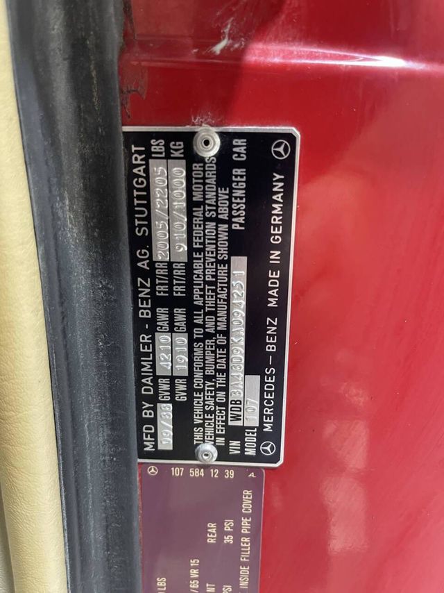 1989 Mercedes-Benz 560 Series 560 Series 2dr Coupe 560SL Roadster - 22984934 - 47