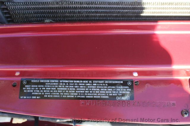 1989 Mercedes-Benz 560 Series Excellent Original Example Of Last Year and only 51,582 Miles  - 21212472 - 73