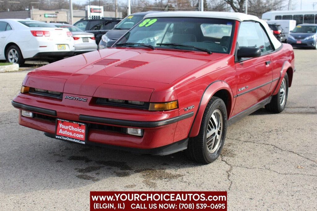 1989 Pontiac Sunbird 2dr Convertible GT - 22765409 - 0