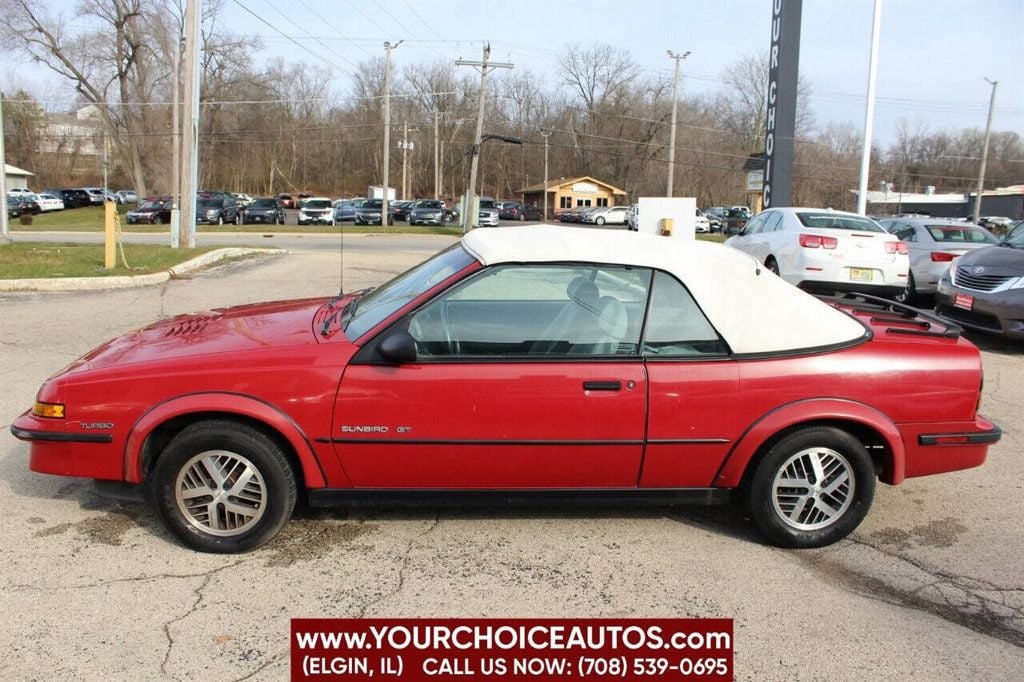 1989 Pontiac Sunbird 2dr Convertible GT - 22765409 - 1