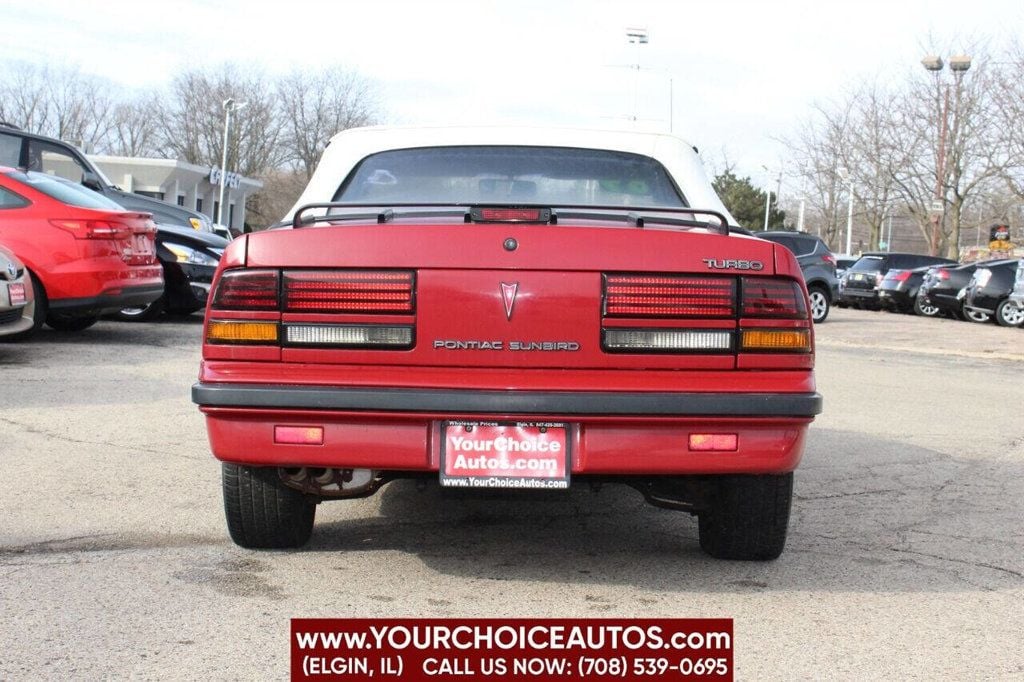 1989 Pontiac Sunbird 2dr Convertible GT - 22765409 - 3