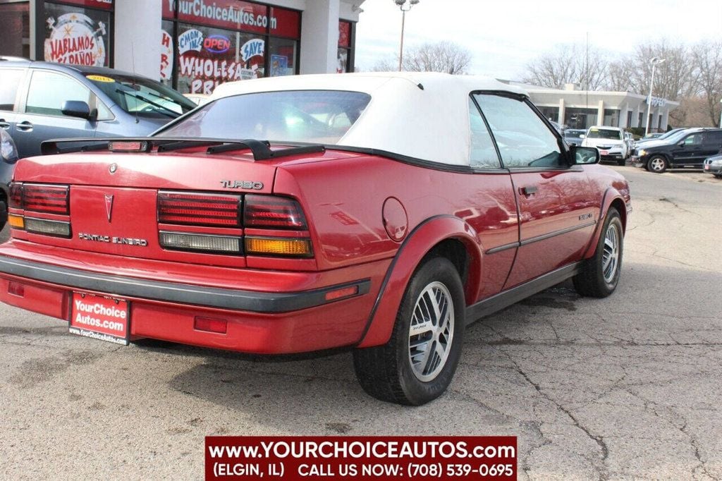 1989 Pontiac Sunbird 2dr Convertible GT - 22765409 - 4