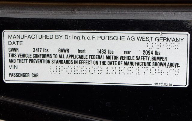 1989 Porsche 911 Carrera  - 20952973 - 35