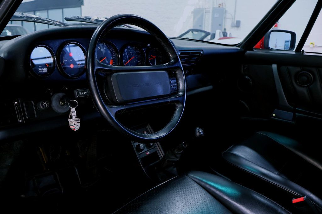 1989 Porsche 911 CARRERA CPE GUARDS RED...60,638 Miles...Show/Display Quality  - 22989051 - 33