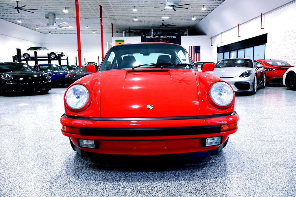 1989 Porsche 911 G50 CARRERA CPE GUARDS RED...60,638 Miles...Show/Display Quality  - 22989051 - 21