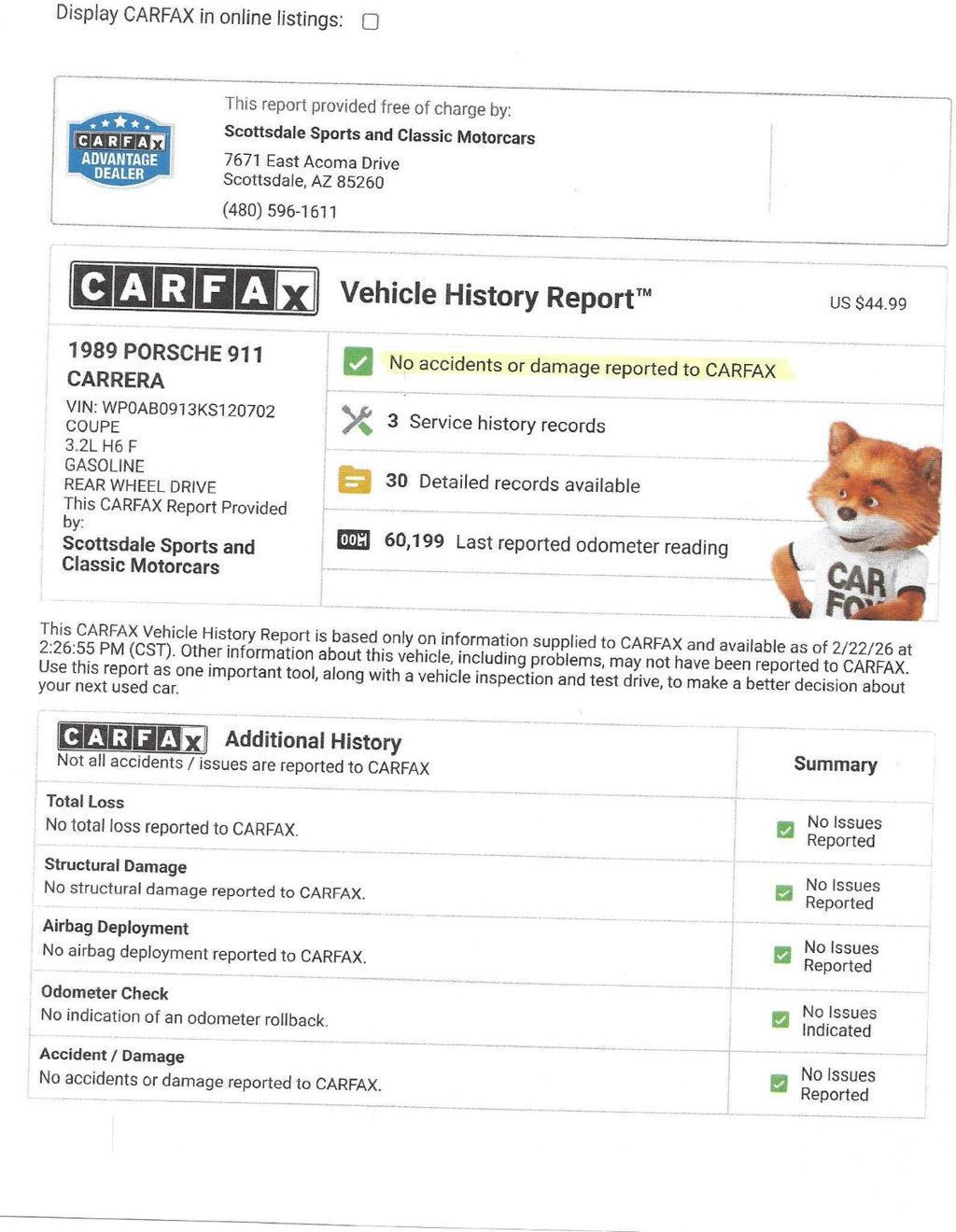 1989 Porsche 911 G50 CARRERA CPE GUARDS RED...60,638 Miles...Show/Display Quality  - 22989051 - 58