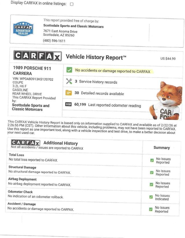 1989 Porsche 911 G50 CARRERA CPE GUARDS RED...60,638 Miles...Show/Display Quality  - 22989051 - 58