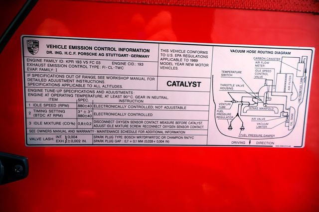 1989 Porsche 911 G50 CARRERA CPE GUARDS RED...60,638 Miles...Show Quality  - 22989051 - 50