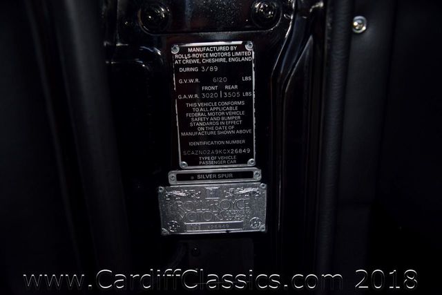 1989 Rolls-Royce Silver Spur  - 17471370 - 29