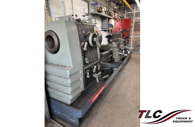 1990 Causing 30” swing x 120 heavy duty lathe 6 .5 “ hole runs - 23066992 - 0