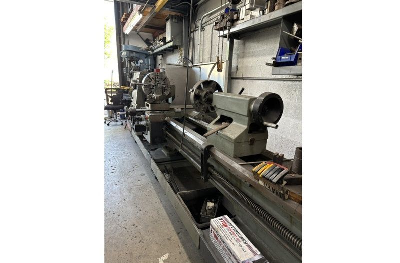 1990 Causing 30” swing x 120 heavy duty lathe 6 .5 “ hole runs - 23066992 - 3