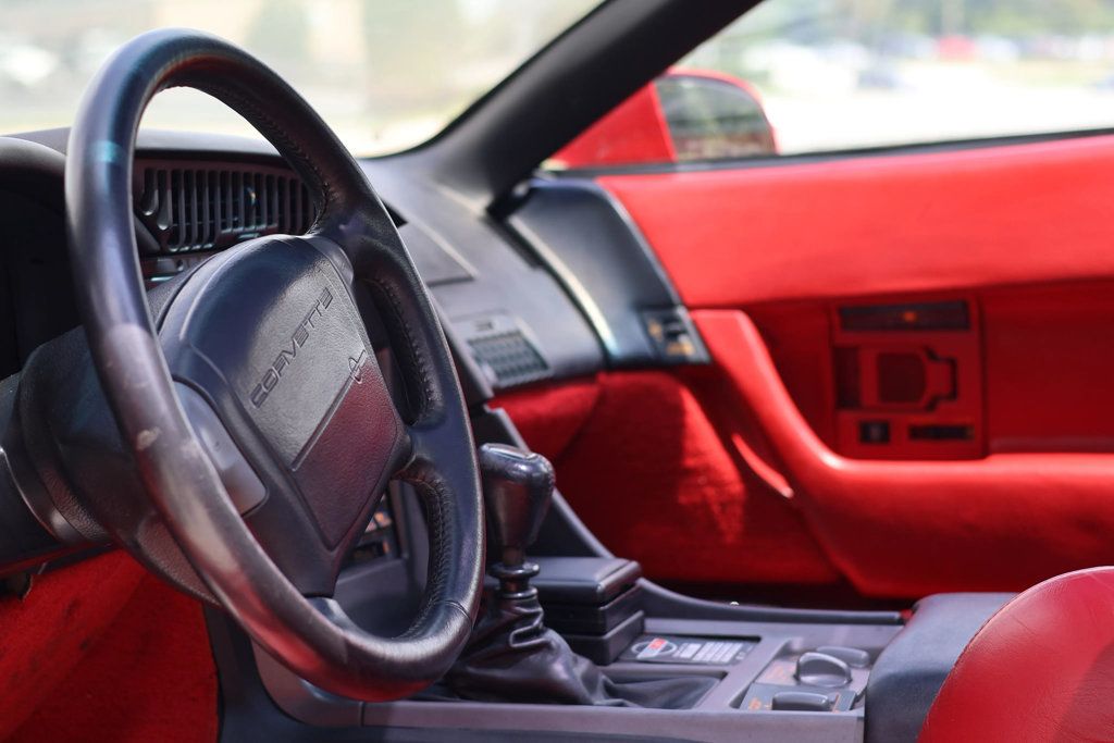 1990 Chevrolet Corvette ZR1, RARE FIND, 1 OWNER CLEAN CARFAX, ONLY 52K MILES, RED LTHR!! - 22870811 - 12