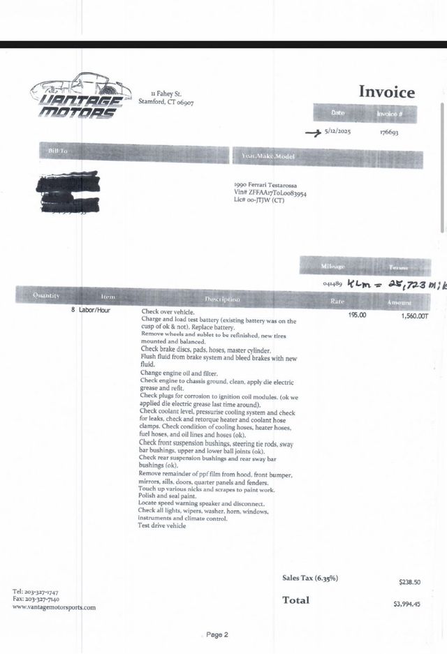 1990 Ferrari Testarossa 1990 Ferrari Testarossa - 22905917 - 68