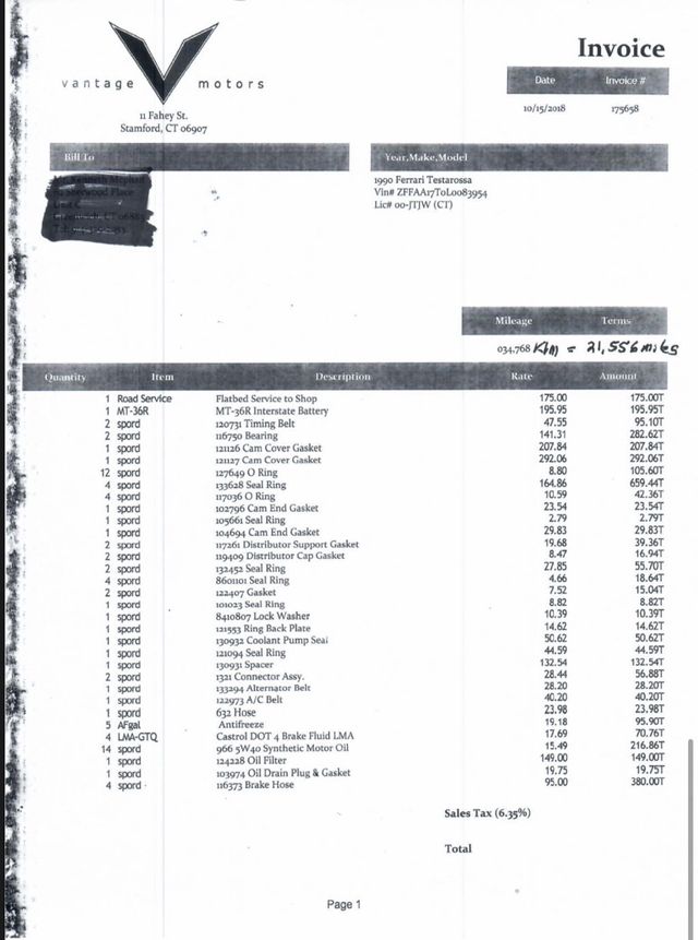 1990 Ferrari Testarossa 1990 Ferrari Testarossa - 22905917 - 72