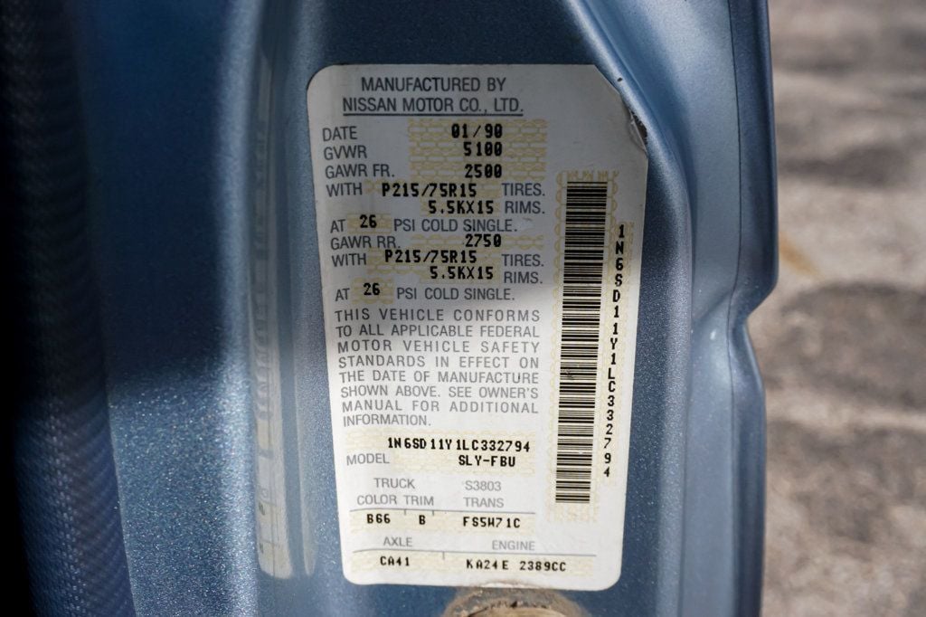 1990 Nissan Hardbody 4WD *5-Speed Manual* *XE Regular Cab w/ 4WD* *West-Coast Truck* - 22941015 - 20