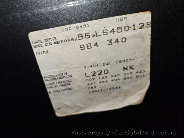 1990 Porsche 911 Carrera 2dr Coupe 2 - 22903571 - 38