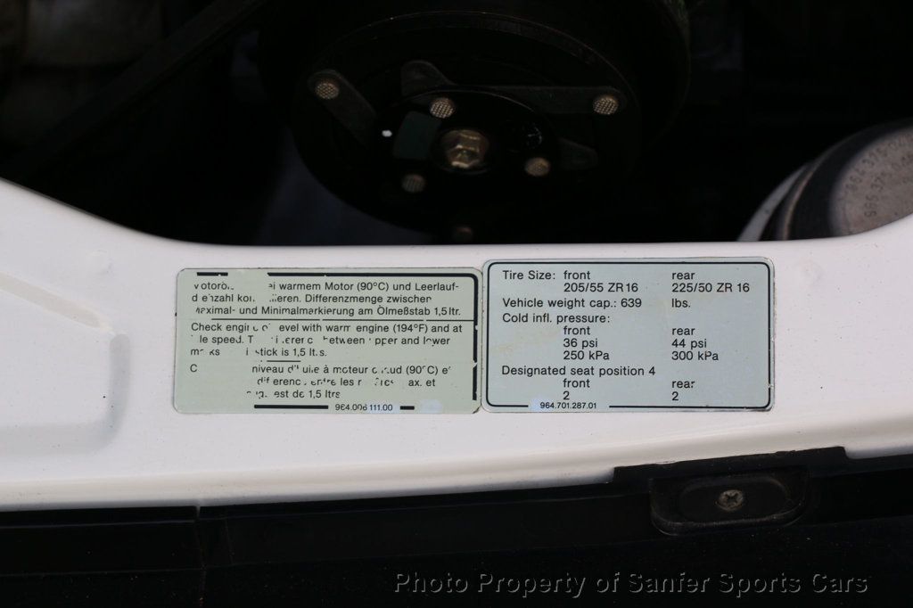 1990 Porsche 911 Carrera 2dr Coupe 2 Cabriolet - 22953601 - 41