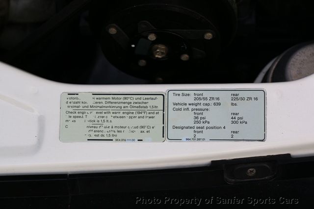 1990 Porsche 911 Carrera 2dr Coupe 2 Cabriolet - 22953601 - 41