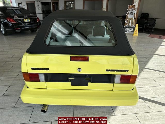 1990 Volkswagen Cabriolet Boutique 2dr Convertible - 22534158 - 12