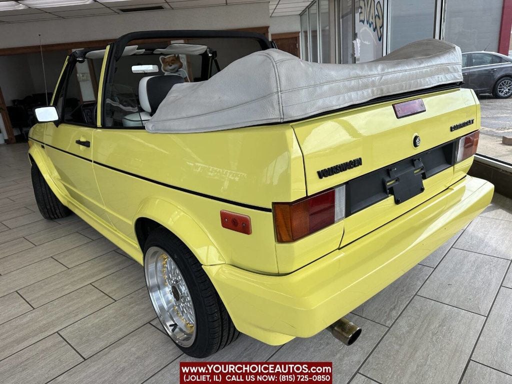 1990 Volkswagen Cabriolet Boutique 2dr Convertible - 22534158 - 2