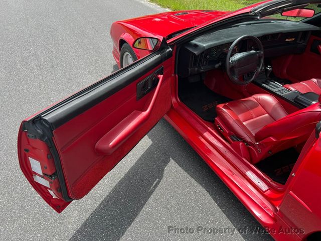 1991 Chevrolet Camaro 2dr Convertible Z28 - 22578587 - 17