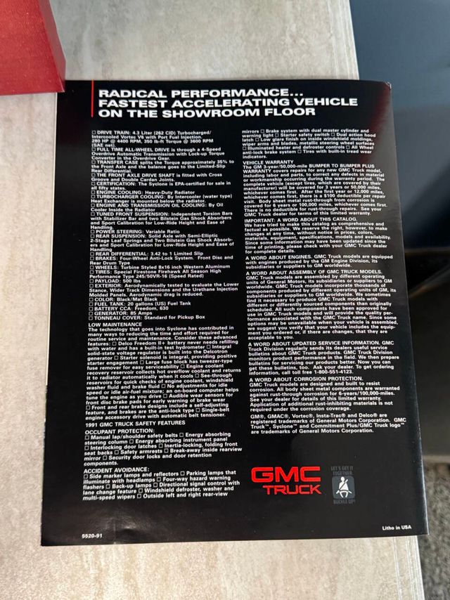 1991 GMC Sonoma Syclone 6' AWD - 22833062 - 62