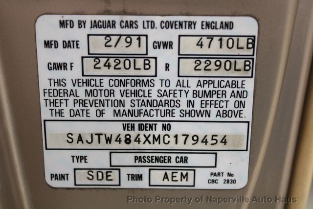 1991 Jaguar XJS 2dr Convertible - 22158347 - 67