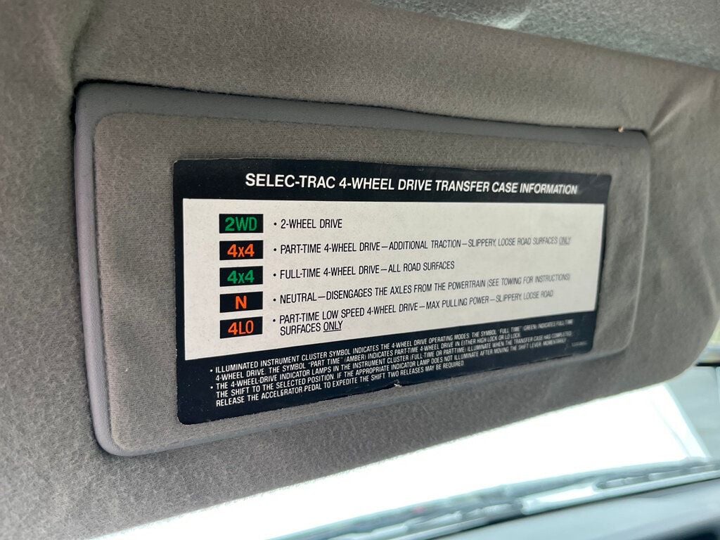 1991 Jeep Cherokee Classic 1-Owner Cherokee Laredo 4x4 XJ Box Cherokee - 23019556 - 83