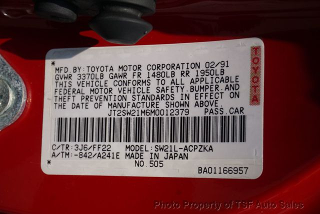 1991 Toyota MR2 2dr Coupe Automatic ECT - 22897075 - 40